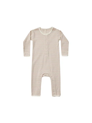 Oat Stripe Ribbed Jumpsuit