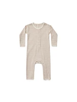 Oat Stripe Ribbed Jumpsuit