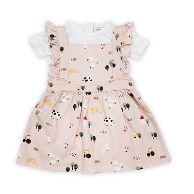 Farm Pinafore Dress Set