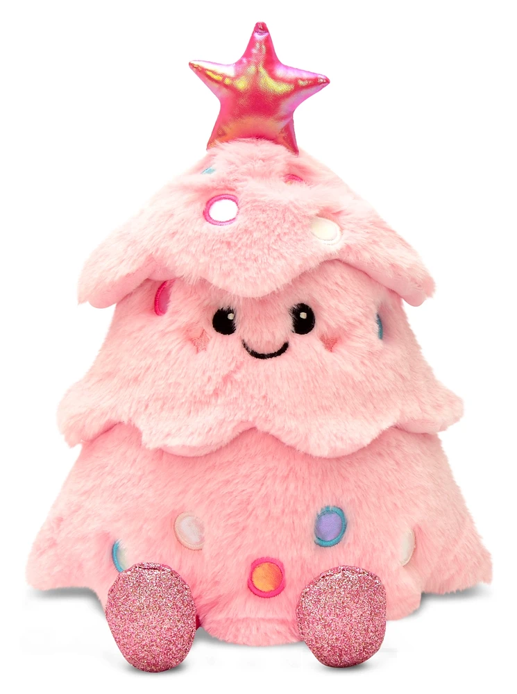 Pink Christmas Tree Plush