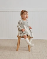 Basil Stripe Long Sleeve Dress