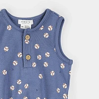 Baseball Romper