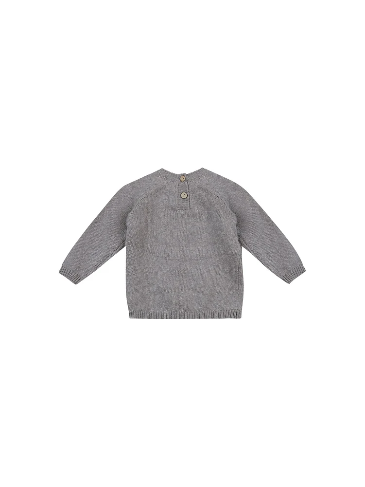 Heathered Lagoon Knit Sweater