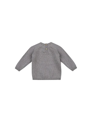 Heathered Lagoon Knit Sweater