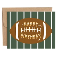Happy Birthday Football Card