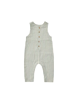 Summer Stripe Button Jumpsuit