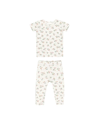 Strawberries Bamboo Pajama Set