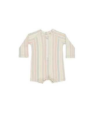 Summer Stripe One-Piece Rashguard