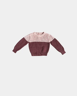 Mahogany Colorblock Knit Sweater