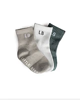 Socks 3 Pack - Pewter Mix