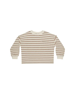 Saddle Stripe Relaxed Long Sleeve Tee