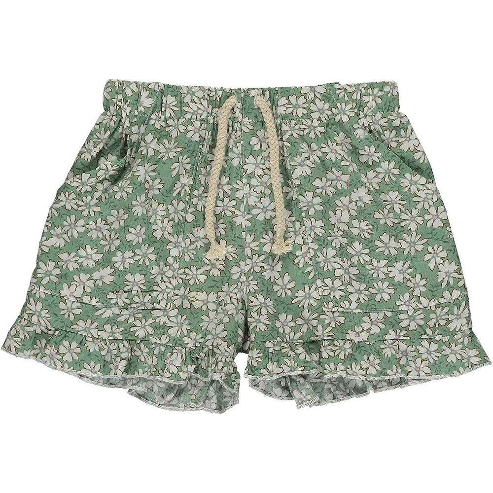 Green Daisy Brynlee Ruffle Shorts