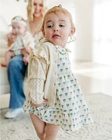 Sweet Cream Floral Cardigan