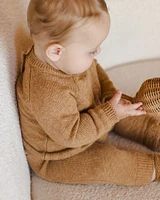 Speckled Golden Knit Sweater