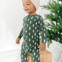 Christmas Trees Zip Romper