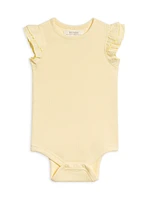Butter Maggie Ribbed Ruffle Bodysuit