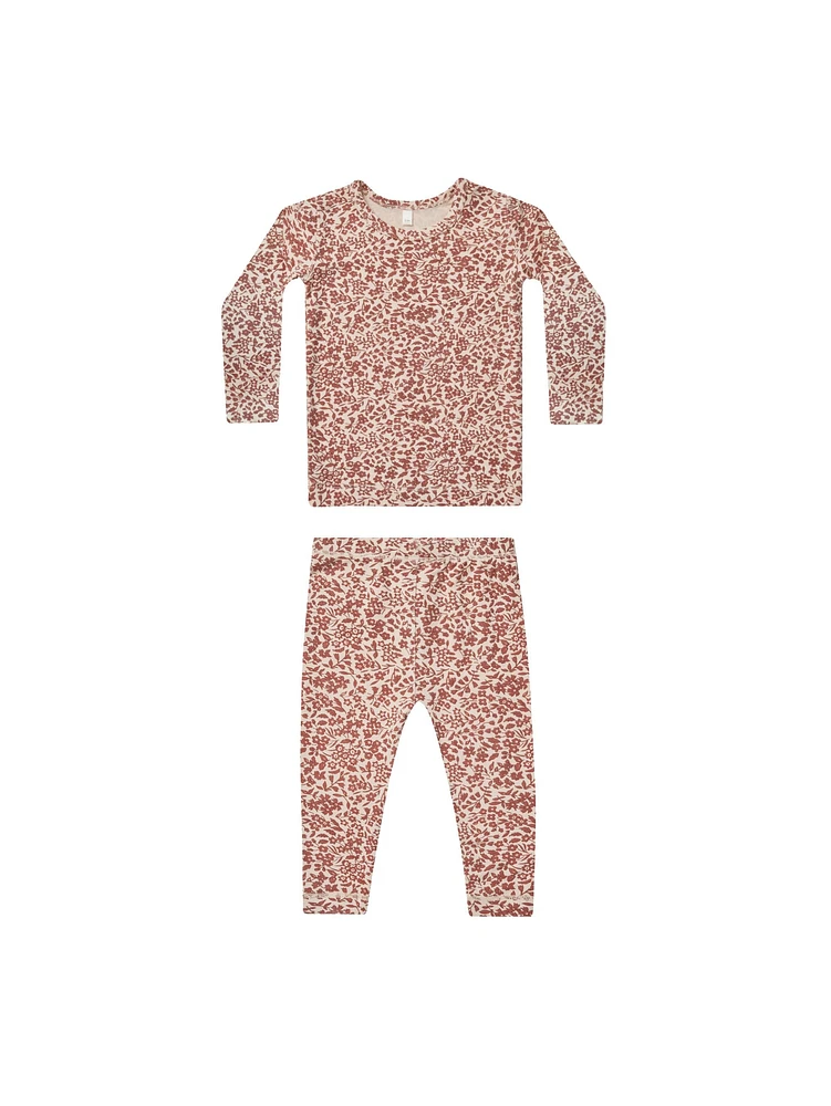 Flower Field Bamboo Pajama Set