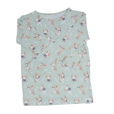 Frenchie Fun Bamboo Pajama Set