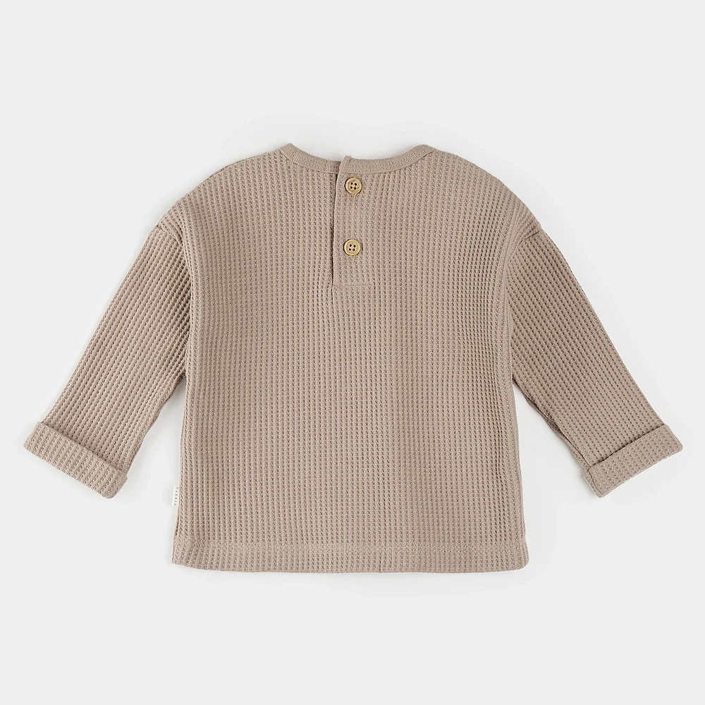 Baseball Waffle Short Set