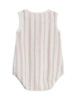 Ezra Muslin Bubble Romper