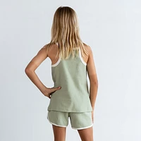 Sage Terry Track Shorts