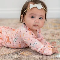 Puppy Love Ruffle Bamboo Sleeper