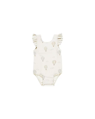 Hot Air Balloons Scoop Back One-Piece
