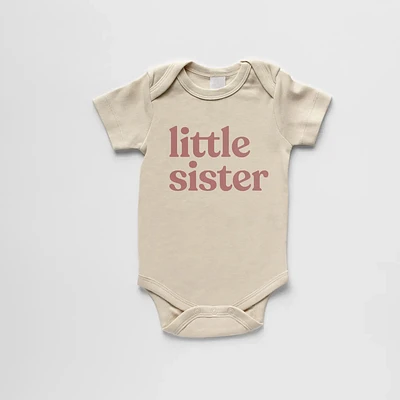 Little Sister Bodysuit - Mauve Ink