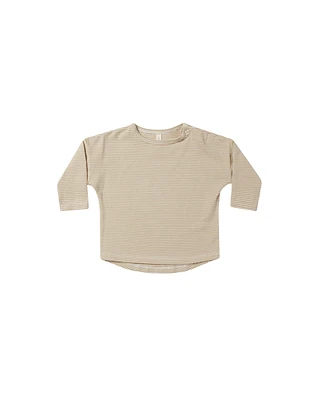 Latte Stripe Long Sleeve Tee