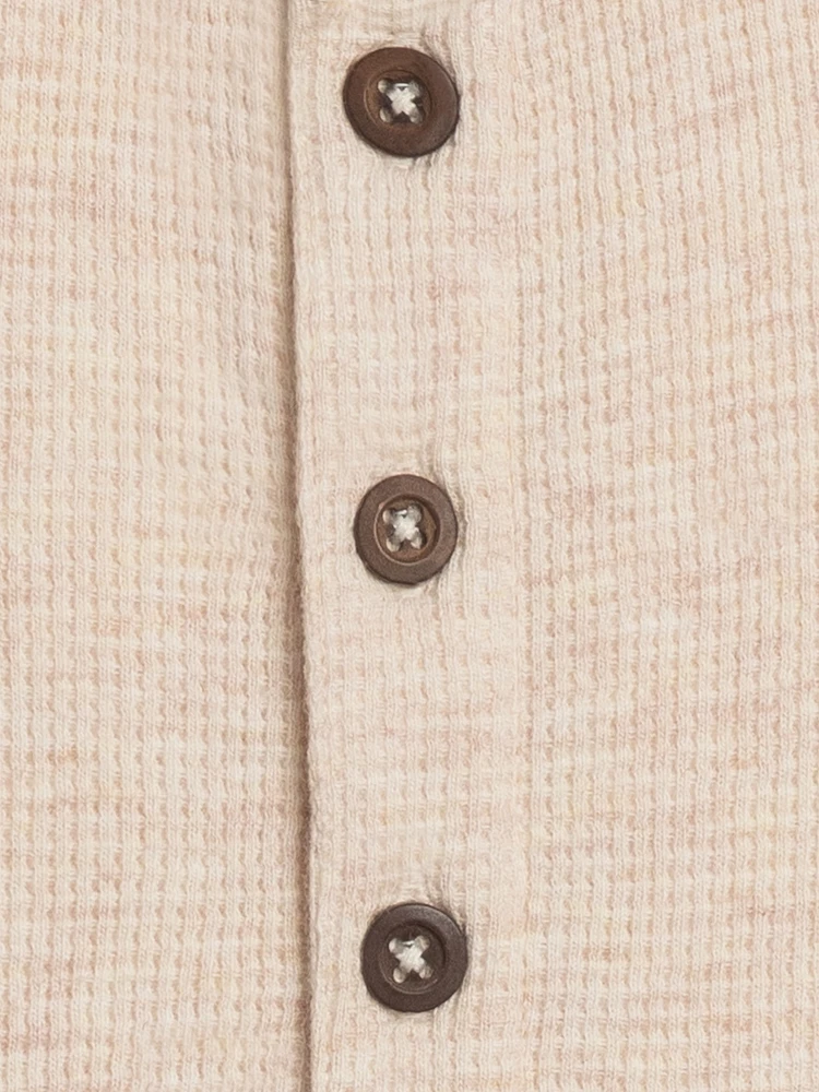 Oat Waffle Henley Romper