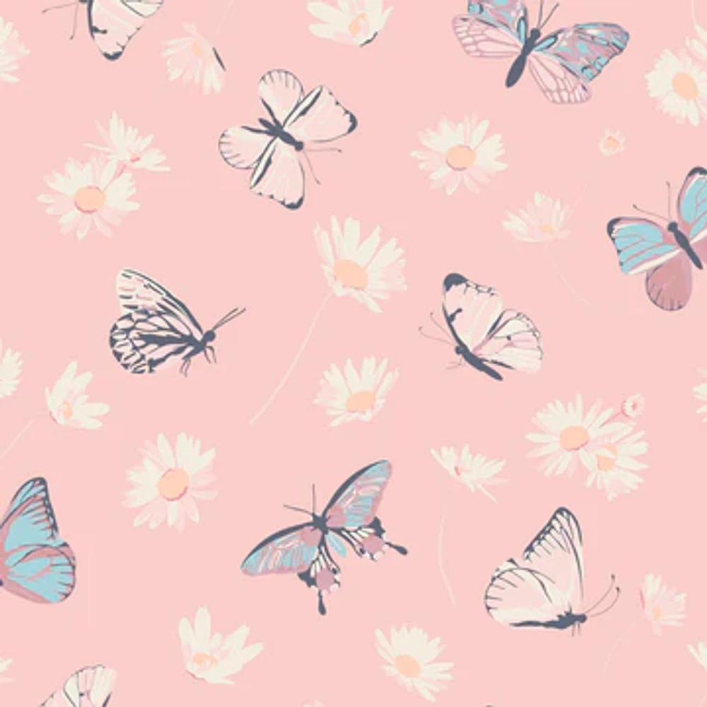 Pink Butterfly Daisy Bamboo Sleeper