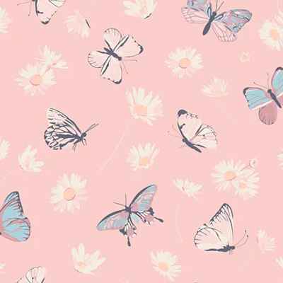 Pink Butterfly Daisy Bamboo Sleeper