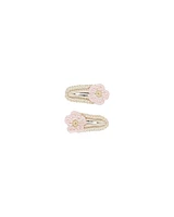 Pink Crochet Clips