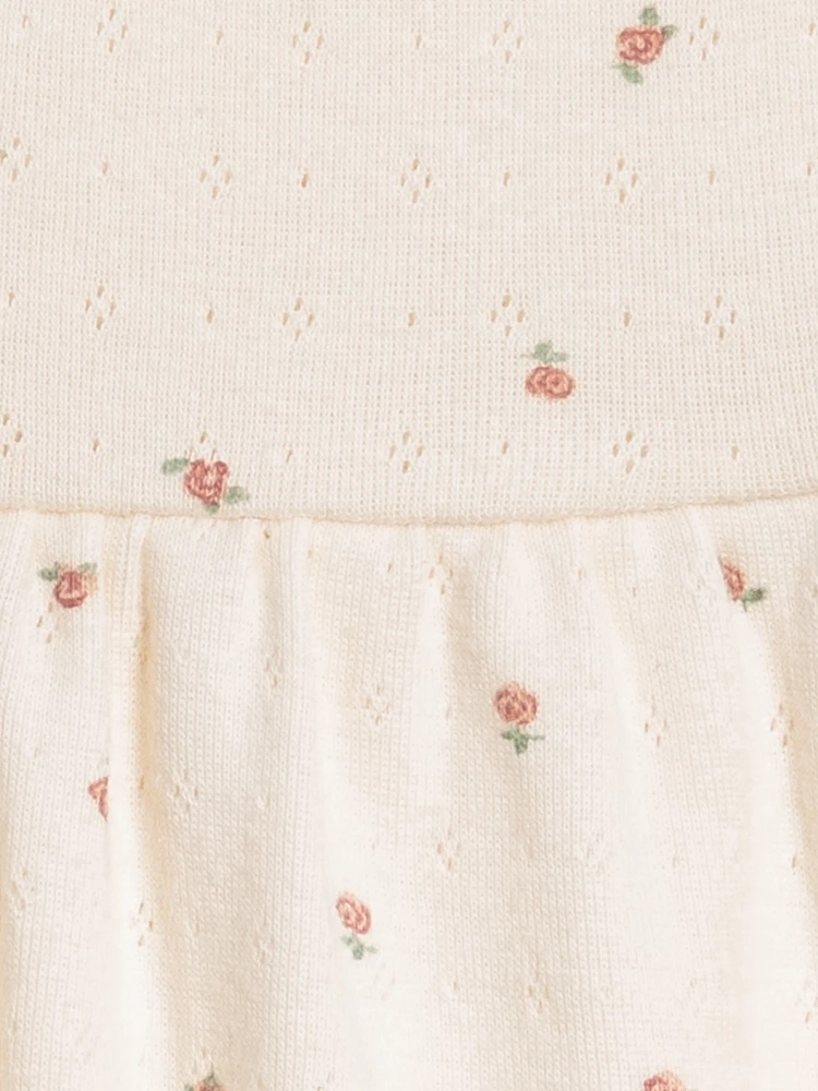 Pia Floral Pointelle Tank Dress
