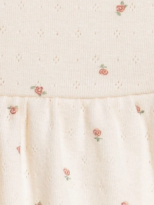 Pia Floral Pointelle Tank Dress