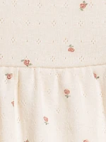 Pia Floral Pointelle Tank Dress