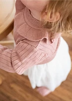 Rose Ruffle Knit Tutu Dress