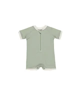 Sage Zip Rashgaurd One-Piece