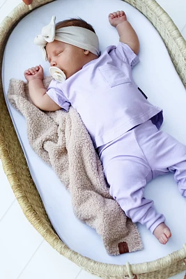 Lilac Neon Ribbed Leggings