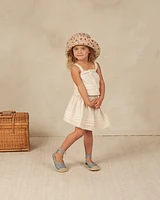 Ivory Pleat Tank