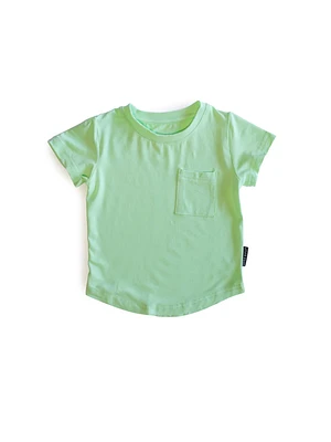Lime Neon Distressed Tee