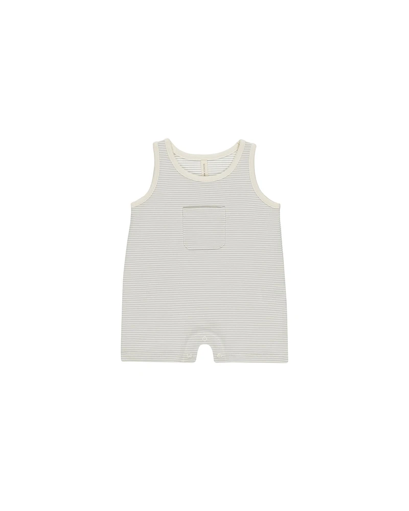 Sky Stripe Sleeveless One-Piece