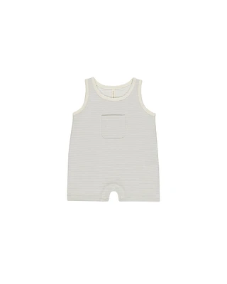 Sky Stripe Sleeveless One-Piece