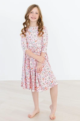 Springtime Bunnies Twirl Dress