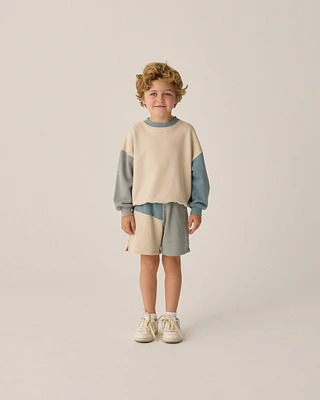 Eucalyptus Color Block Sweatshirt