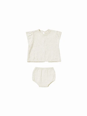 Ivory Penny Knit Set