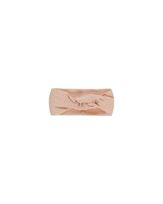 Melon Pointelle Knotted Headband