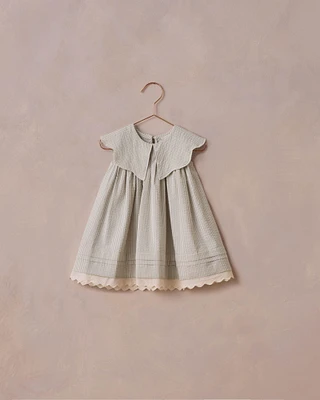Sage Stripe Florence Dress