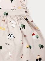 Farm Pinafore Dress Set