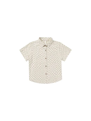 Dove Check Collared Shirt